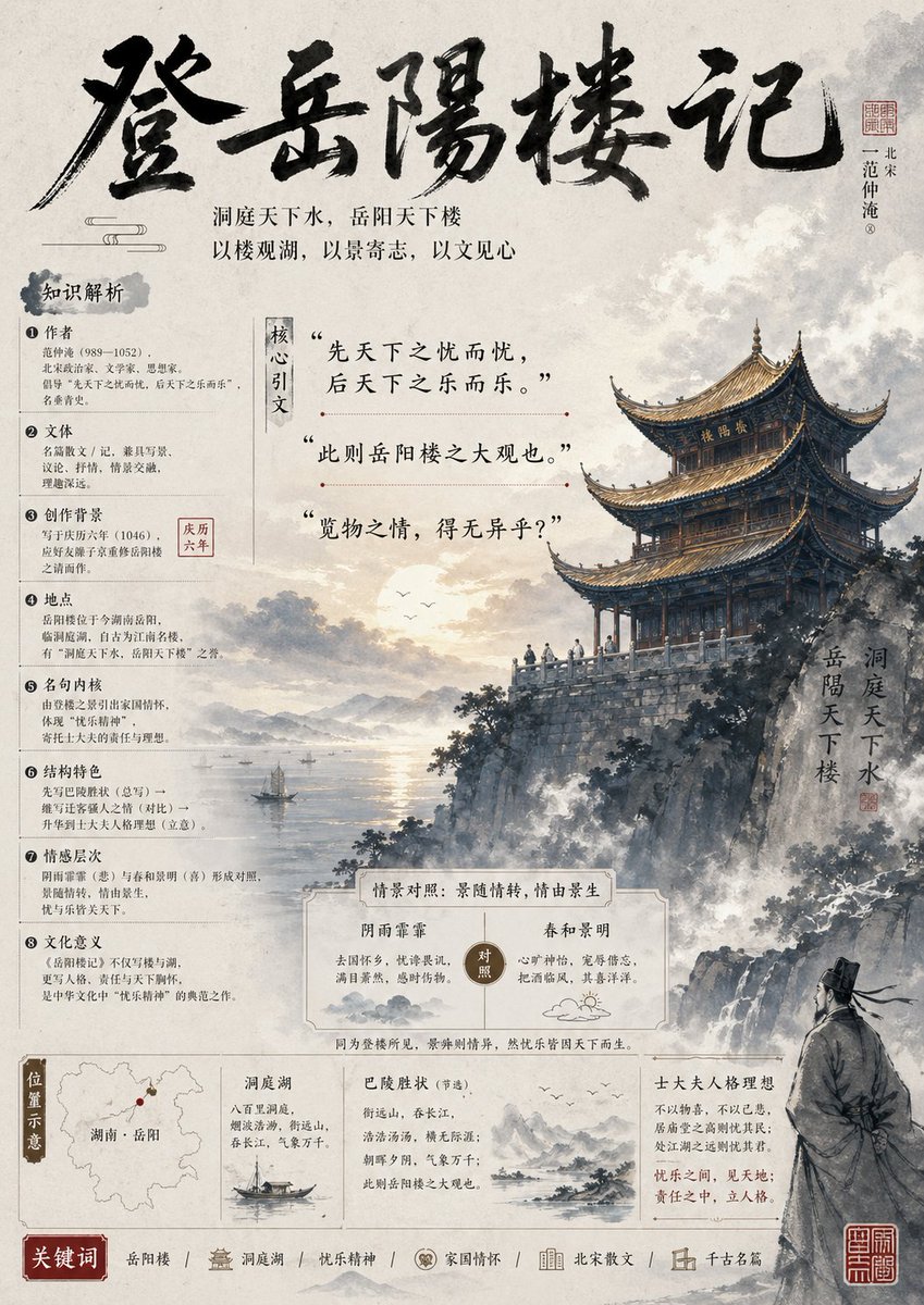 诗意分层诗歌解析海报设计 / Poetic Layered Poetry Poster，角色设计，海报、插画、角色，案例输出图 1