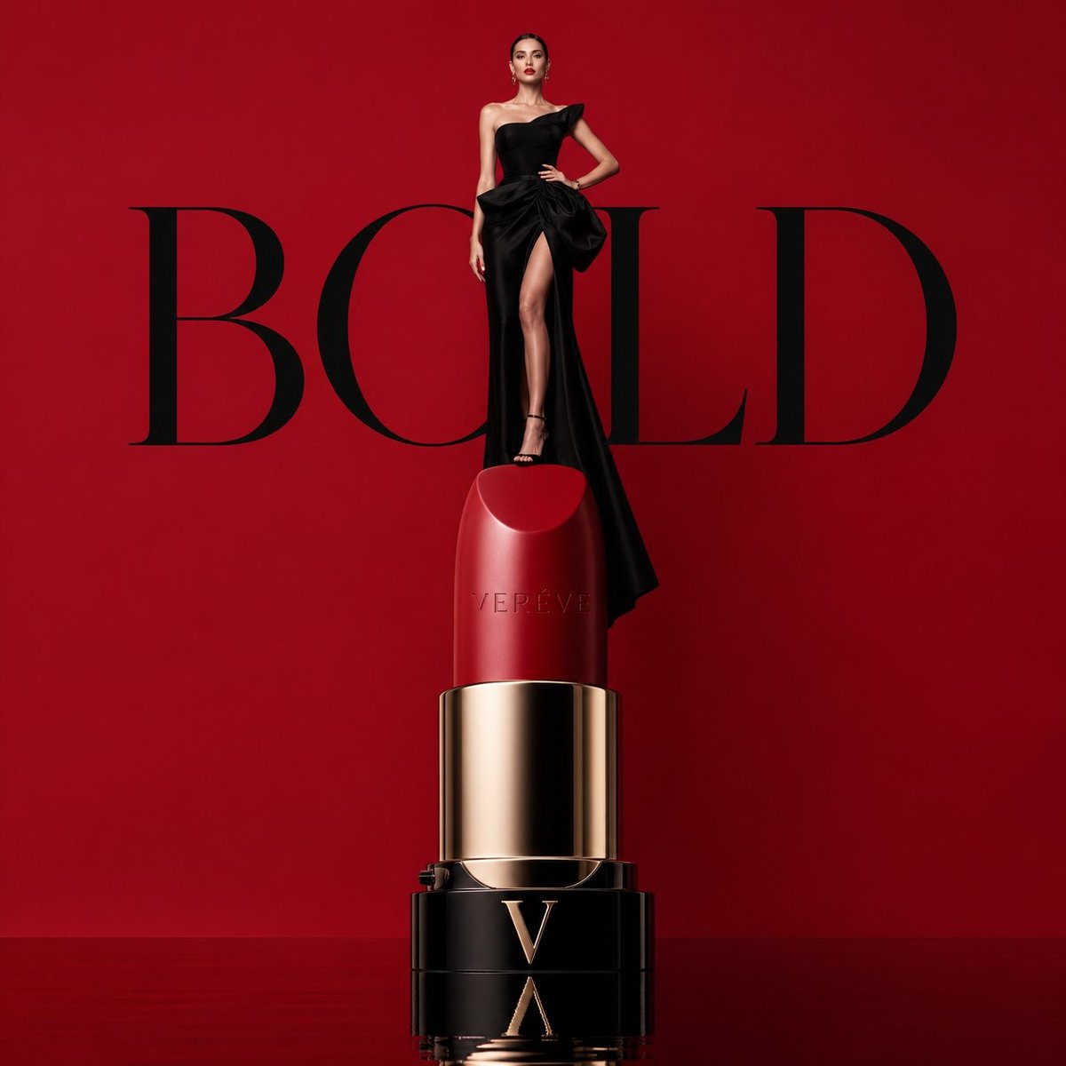 前卫奢华美妆广告大片 / Avant Garde Luxury Beauty，人像与摄影，人像、电影感、时尚，案例输出图 1