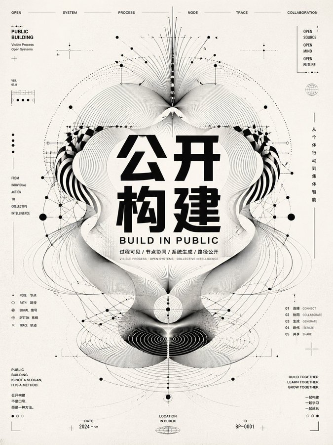 黑白光学抽象概念海报设计 / Monochrome Optical Poster，模型对比与社区，海报、插画、角色，案例输出图 1