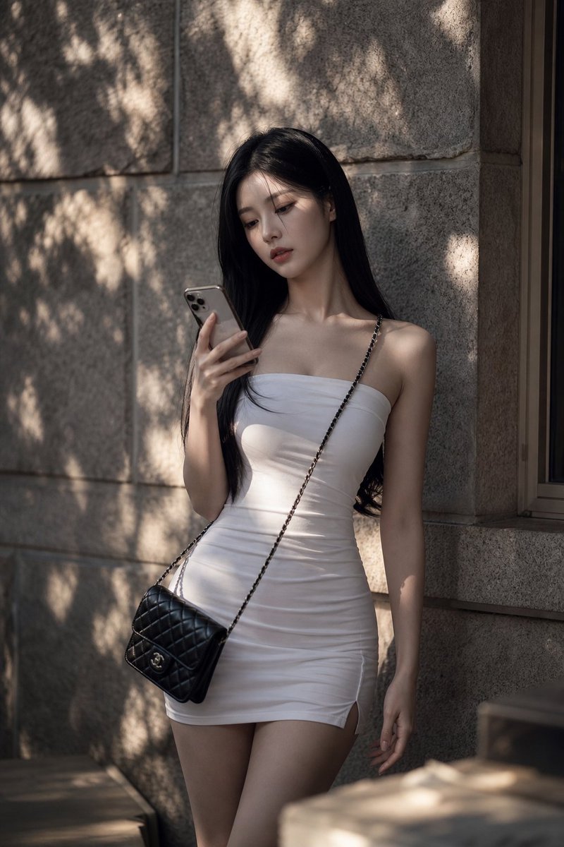 韩系偶像校园风写真 / Korean Idols Campus Style Emotional Portrait，人像与摄影，人像、电影感、时尚，案例输出图 1