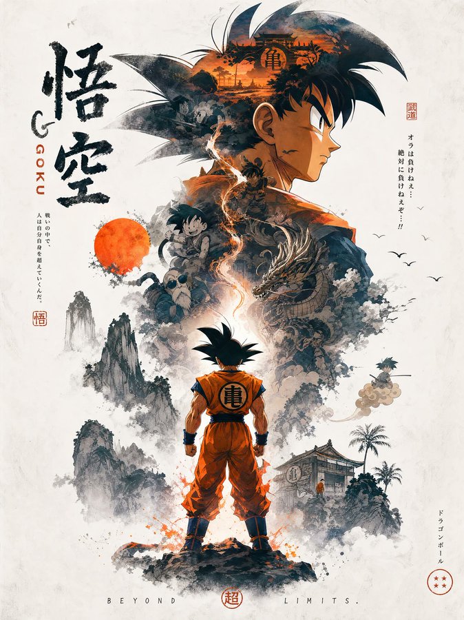 以火影为主题的海报设计 / Poster Design Themed Around Naruto，角色设计，电影感、海报、角色，案例输出图 1