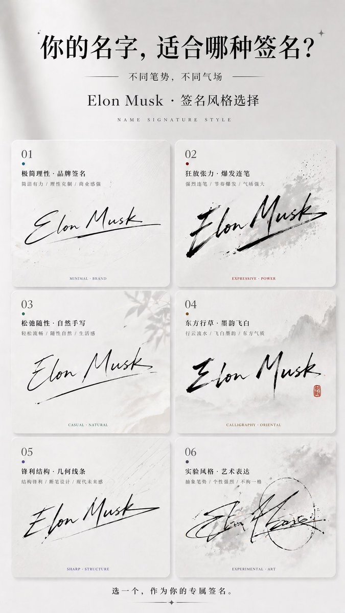 一个高端签名设计系统 / Create A High End Signature Design System，模型对比与社区，海报、UI、极简，案例输出图 1