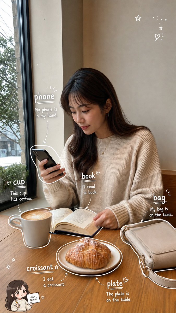 看图学单词手账 / Learn Words Via Pictures In Journal，角色设计，海报、插画、角色，案例输出图 1