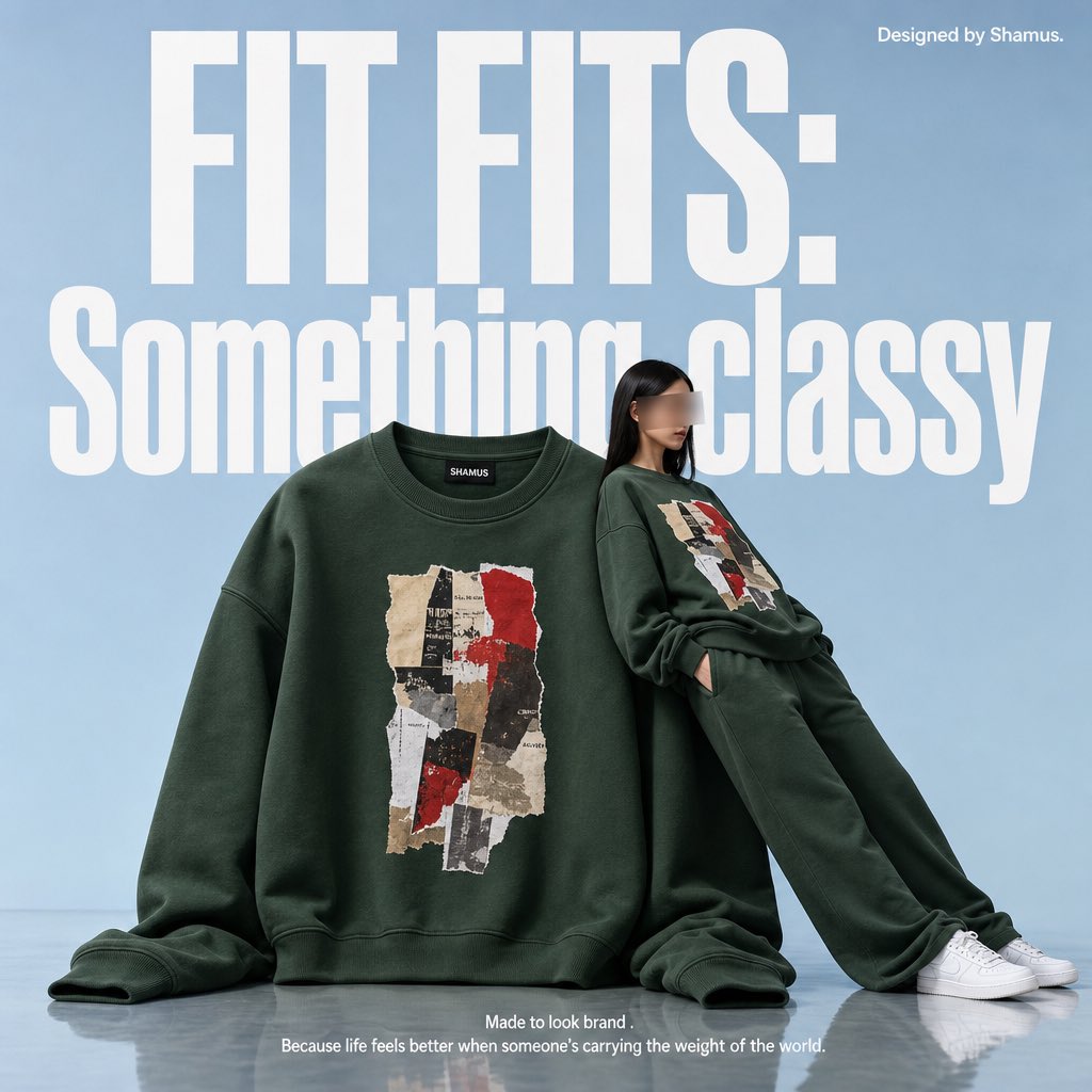 90 年代风高端街头服饰海报 / 1990s Style High End Streetwear Poster，人像与摄影，人像、时尚、海报，案例输出图 1