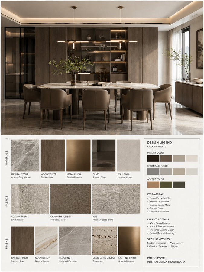 室内设计情绪板生成器 / Generate Indoor Design Mood Board,海报与插画,时尚、海报、插画,案例输出图 1