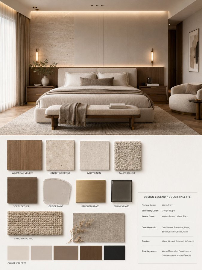 室内设计情绪板生成器 / Generate Indoor Design Mood Board，海报与插画，时尚、海报、插画，案例输出图 2