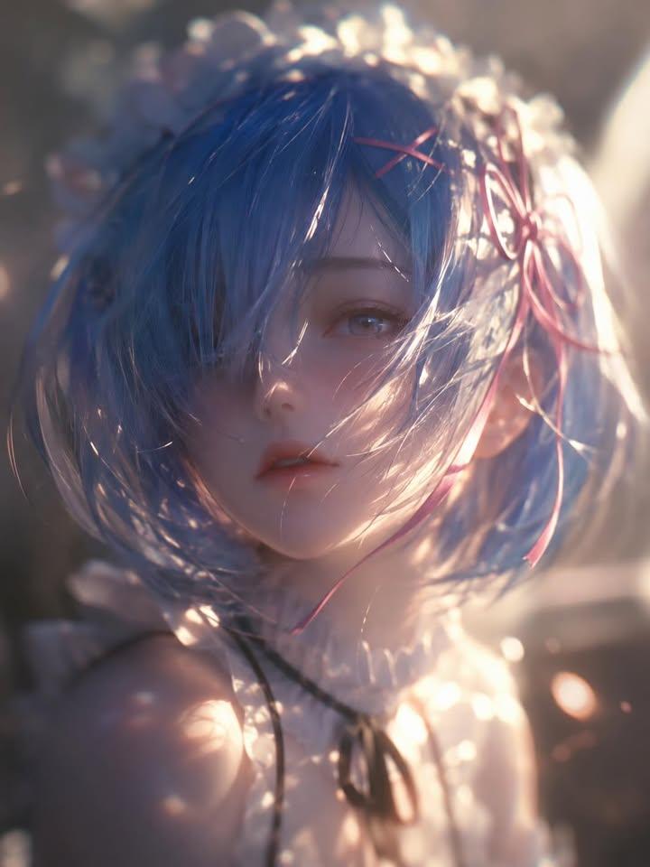 芙莉莲风朦胧美少年特写 / Close Up Of Frieren Style Ethereal Youth,角色设计,35mm、人像、电影感,案例输出图 1