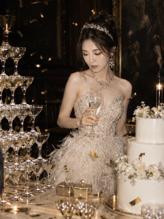 财阀千金奢华生日宴写真 / Chaebol Heiress Luxury Birthday Shoot,人像与摄影,35mm、人像、时尚,案例输出图 1