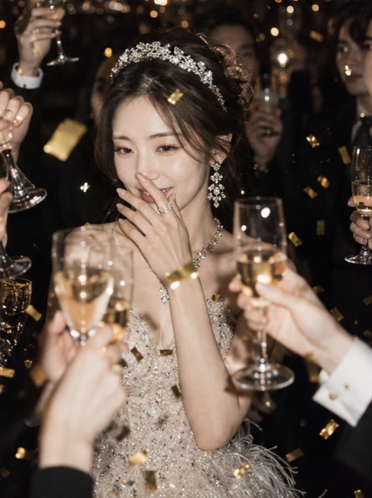 财阀千金奢华生日宴写真 / Chaebol Heiress Luxury Birthday Shoot，人像与摄影，35mm、人像、时尚，案例输出图 2