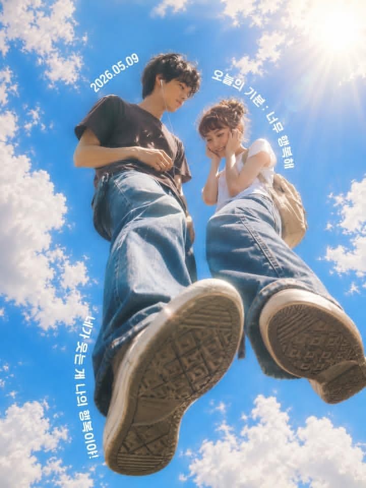 情绪天空:仰拍视角AI海报设计指南 / Emotional Sky Low Angle Ai Poster Prompt,人像与摄影,35mm、人像、电影感,案例输出图 1
