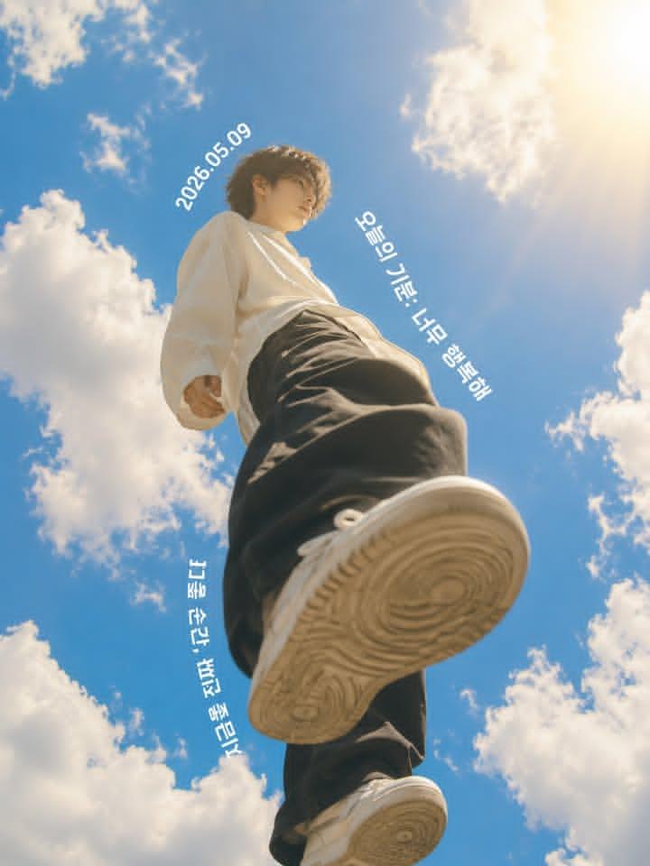 情绪天空：仰拍视角AI海报设计指南 / Emotional Sky Low Angle Ai Poster Prompt，人像与摄影，35mm、人像、电影感，案例输出图 2