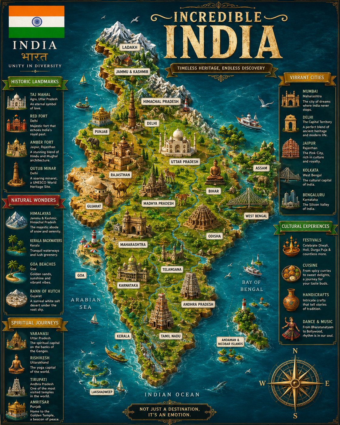 等距视角精美豪华3D旅游地图海报 / Ultra Detailed Isometric Travel Map Poster，人像与摄影，人像、电影感、时尚，案例输出图 1