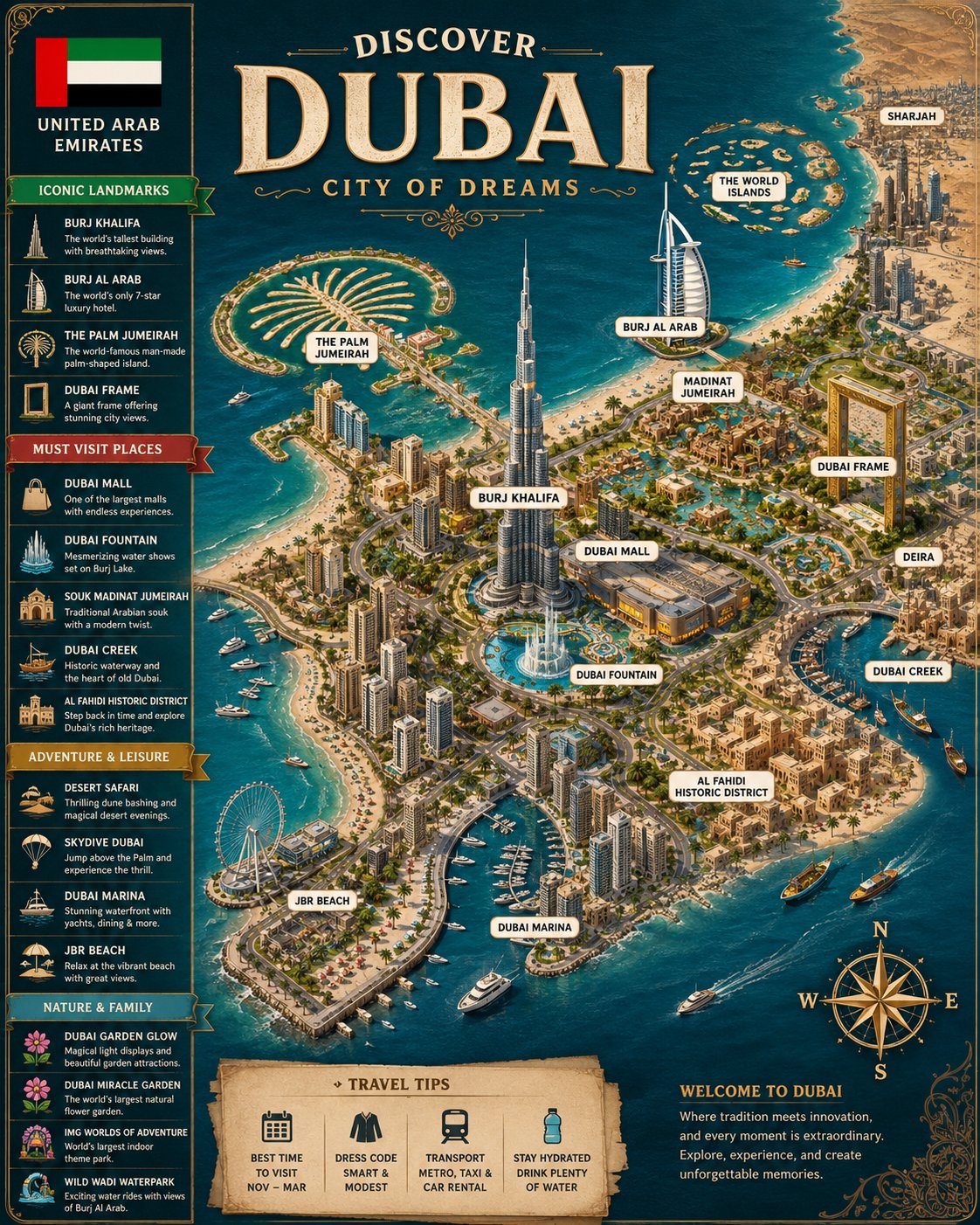 等距视角精美豪华3D旅游地图海报 / Ultra Detailed Isometric Travel Map Poster，人像与摄影，人像、电影感、时尚，案例输出图 2