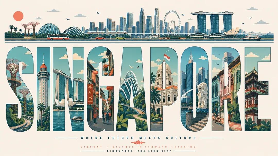 极简主义瑞士平面设计城市旅游海报 / Typography City Travel Poster Mid Century Style,角色设计,时尚、海报、插画,案例输出图 1