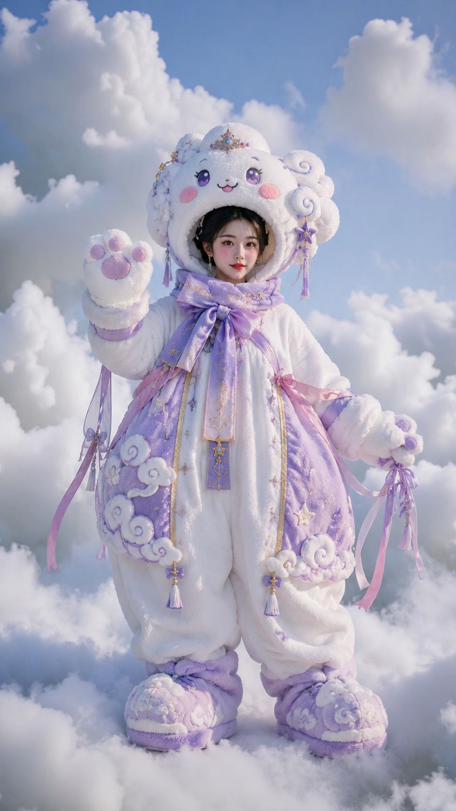 圆润可爱地区吉祥物全身式睡衣 / Rounded Regional Mascot Full Body Onesie，角色设计，角色、角色设计，案例输出图 2