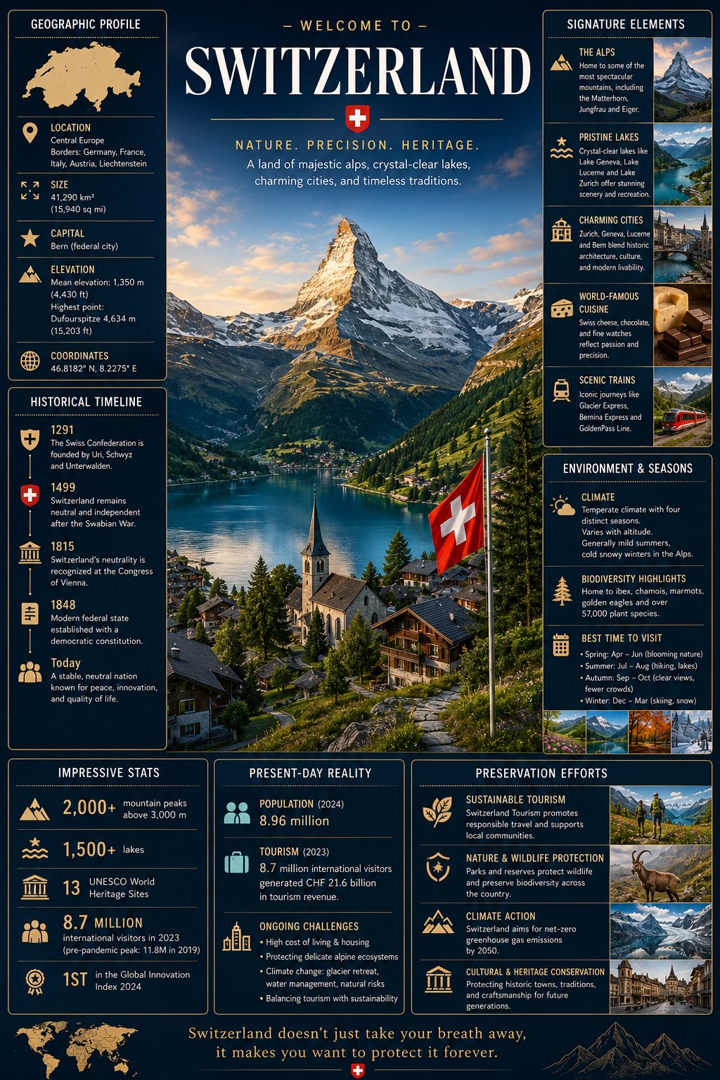 高级现代旅游杂志风格信息图设计 / Premium Modern Travel Infographic Design，人像与摄影，人像、电影感、时尚，案例输出图 2