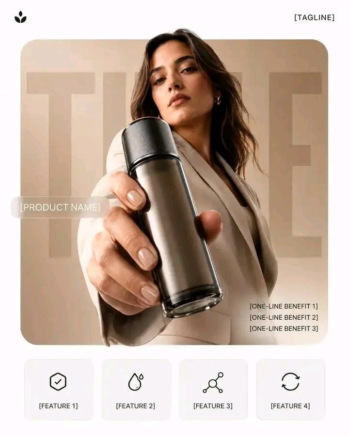 高端产品宣传海报商业摄影 / Premium Product Campaign Commercial Poster，人像与摄影，人像、电影感、海报，案例输出图 1