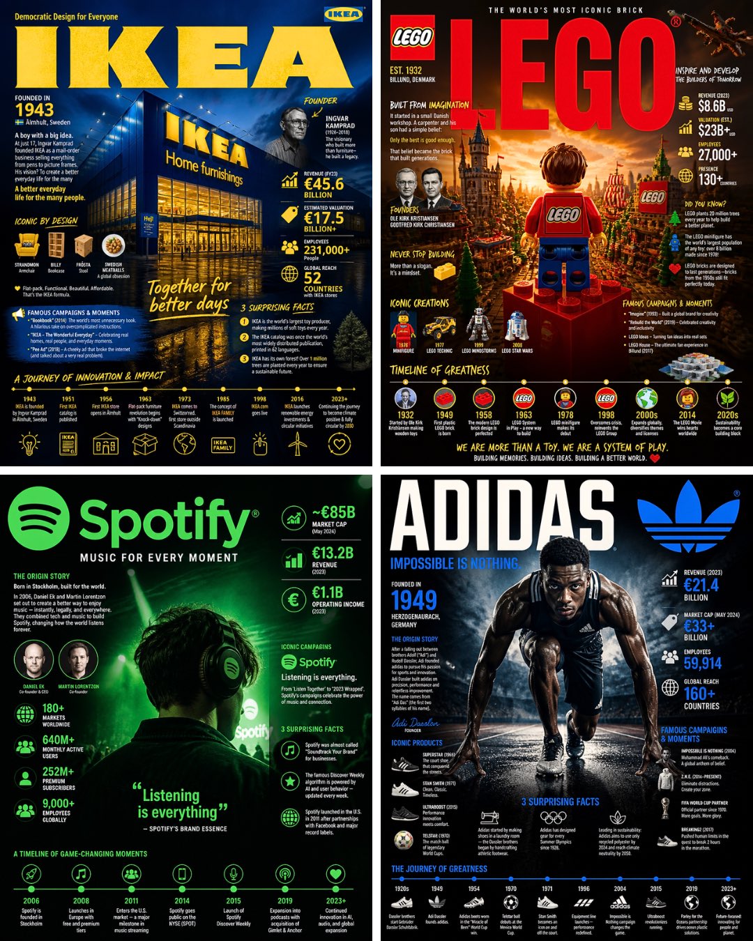 国家地理风格品牌传奇海报信息图 / National Geographic Style Brand Infographic Poster，模型对比与社区，电影感、时尚、海报，案例输出图 1