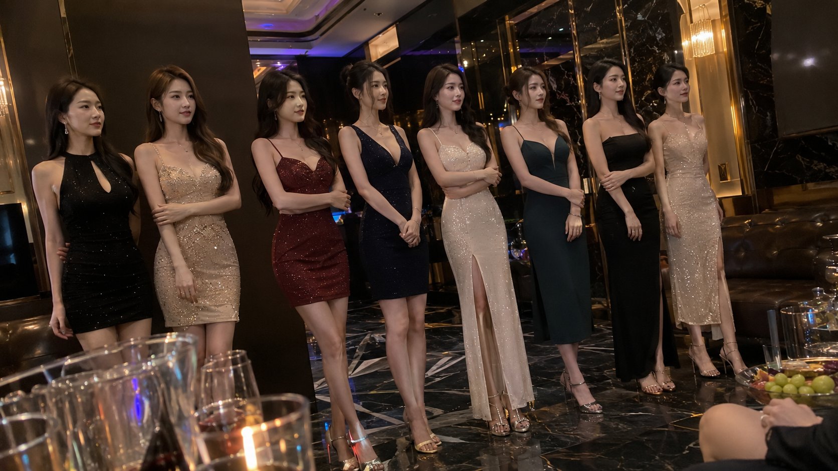 北京高端会所名媛选秀 / Iphone Candid Beijing Club Hostesses，海报与插画，海报、插画、海报与插画，案例输出图 1