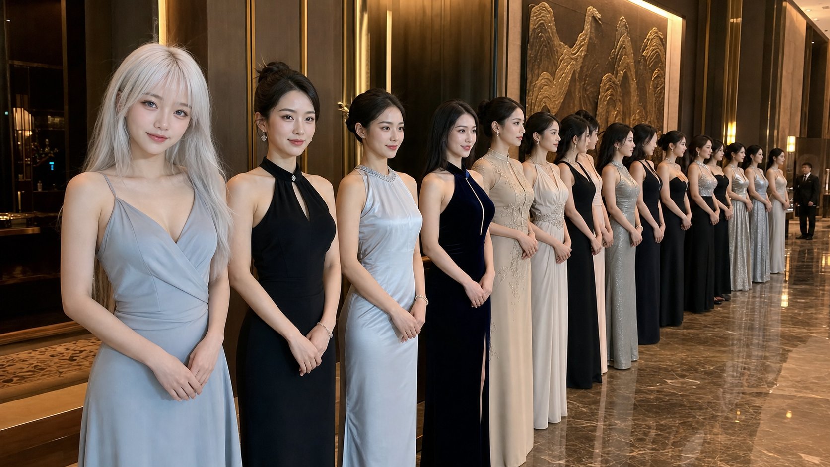 北京高端会所名媛选秀 / Iphone Candid Beijing Club Hostesses，海报与插画，海报、插画、海报与插画，案例输出图 2