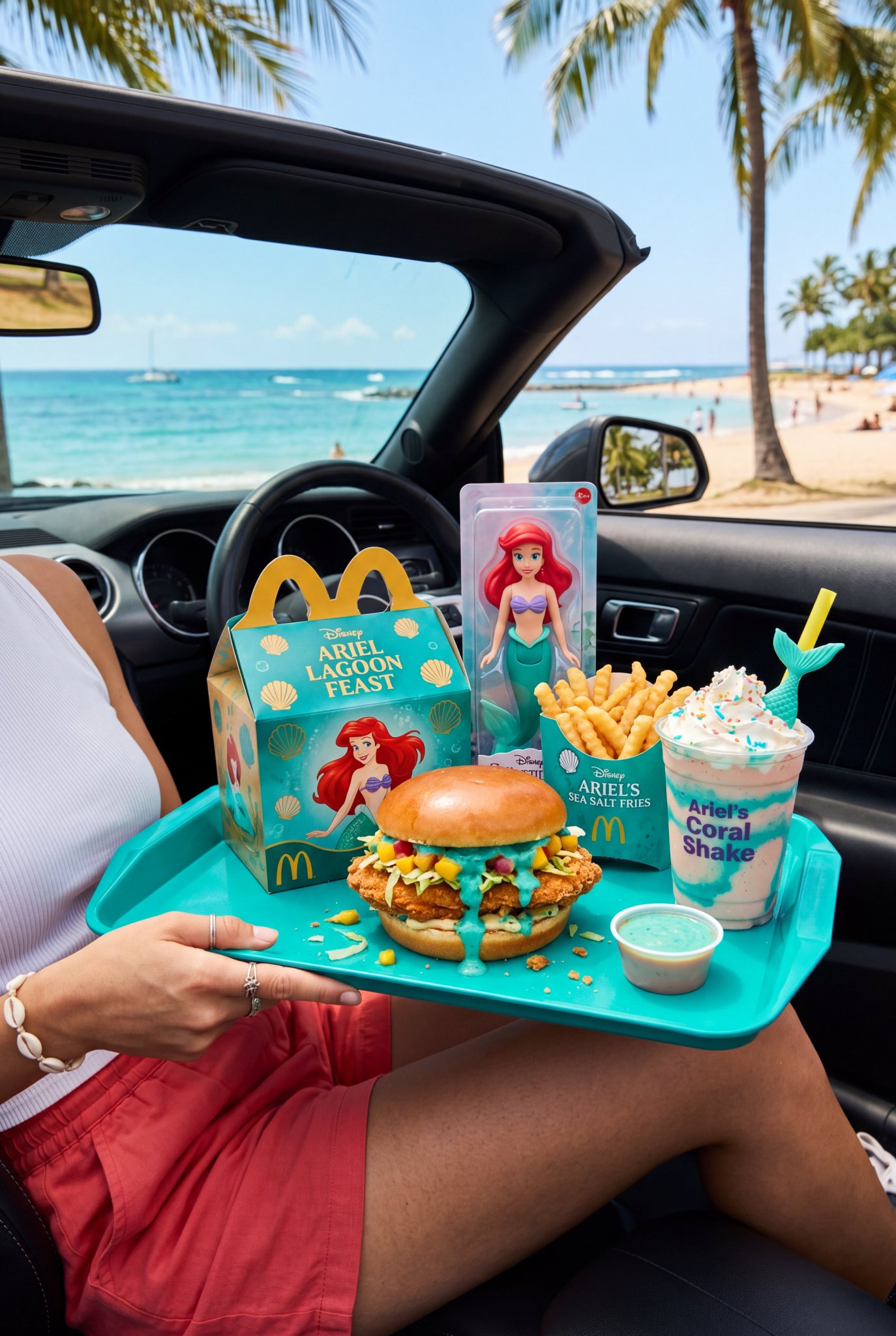 超写实品牌联名快餐宣传海报 / Hyper Realistic Fast Food Brand Collaboration Campaign，角色设计，电影感、海报、插画，案例输出图 1