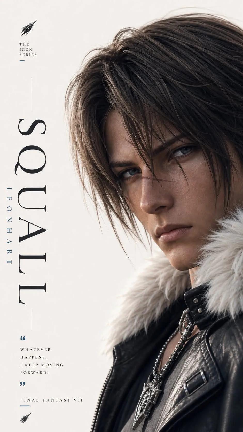 最终幻想JRPG风格写实电影感海报 / Final Fantasy Jrpg Realistic Cinematic Portrait，角色设计，人像、电影感、时尚，案例输出图 1
