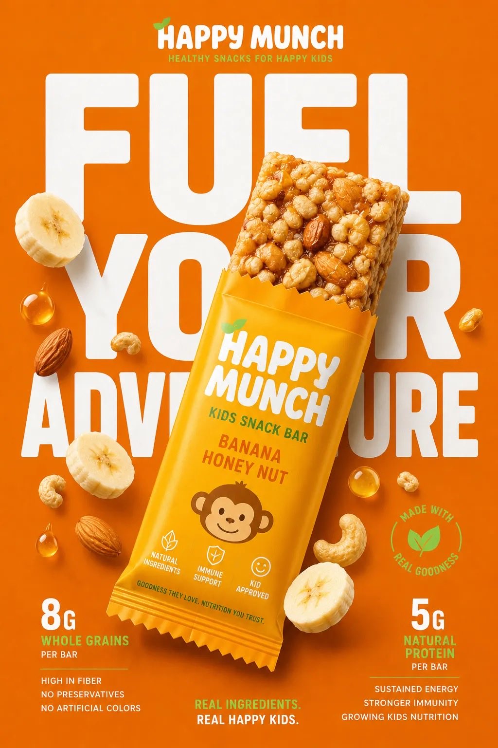 现代极简风格高端快消健康零食海报 / Premium Fmcg Healthy Snack Advertising Poster，人像与摄影，人像、海报、极简，案例输出图 2
