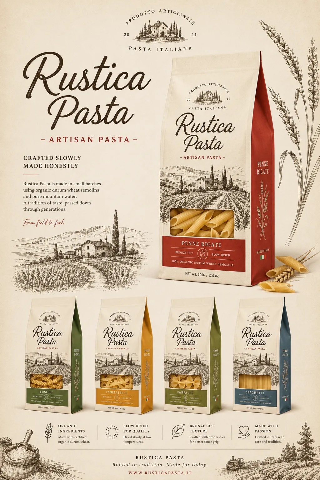复古极简主义食品包装设计展示 / Vintage Minimalist Food Packaging Presentation，人像与摄影，人像、时尚、海报，案例输出图 1