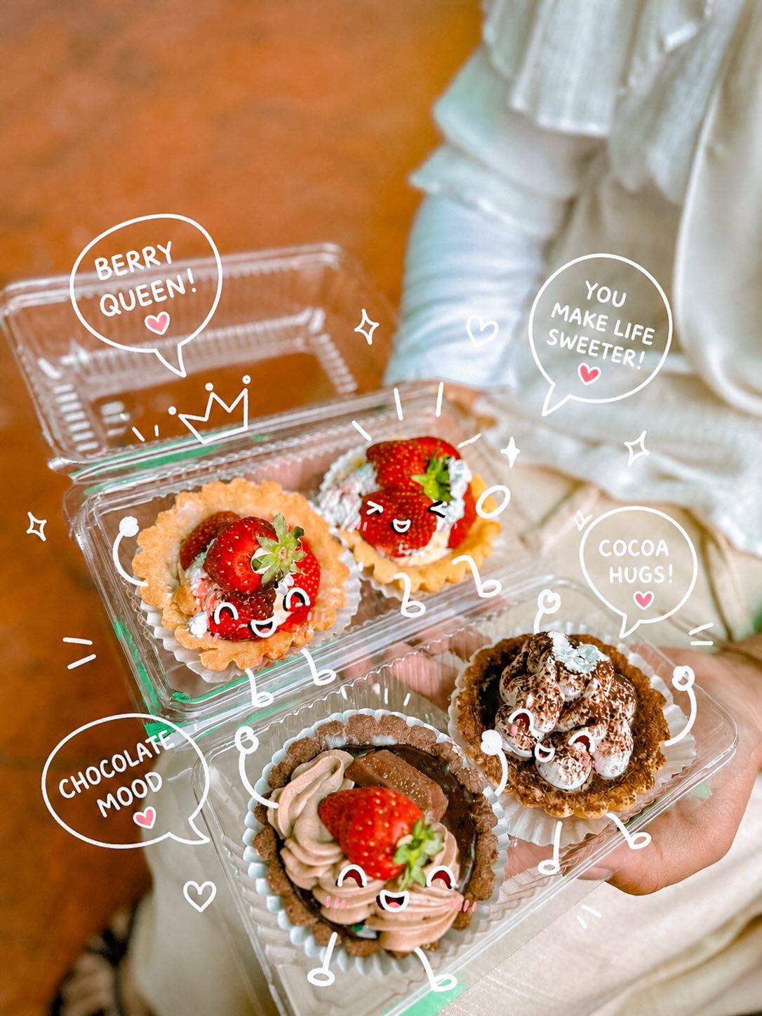 治愈系甜点摄影手绘创意涂鸦 / Kawaii Dessert Photography Doodle Overlay,人像与摄影,人像、电影感、插画,案例输出图 1