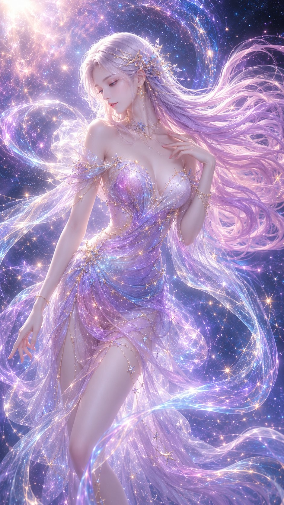 东方幻想女性钢琴弹奏梦幻CG / Oriental Fantasy Woman Piano 3d Cg，角色设计，电影感、海报、角色，案例输出图 2