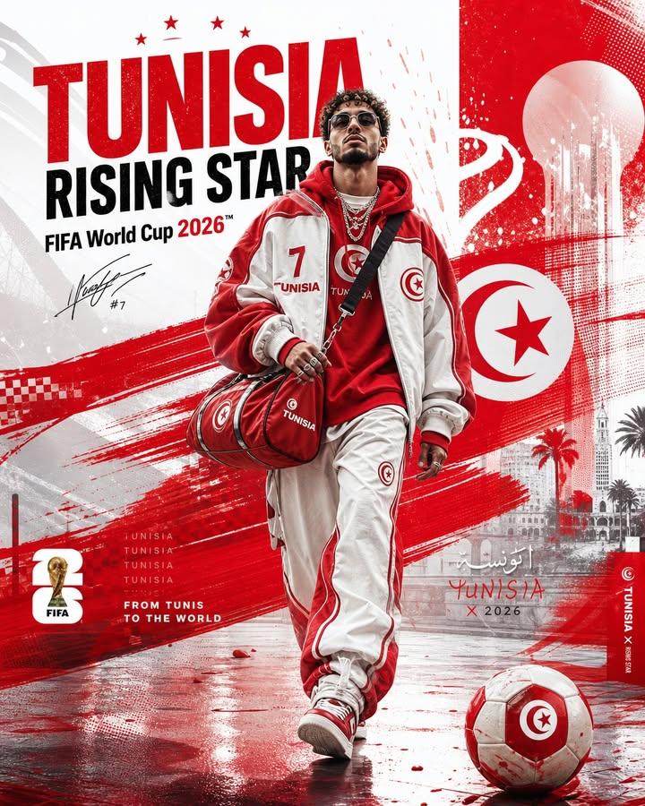 2026世界杯日本潮流足球海报 / Japan Fifa World Cup 2026 Sports Poster，人像与摄影，人像、海报、排版，案例输出图 2