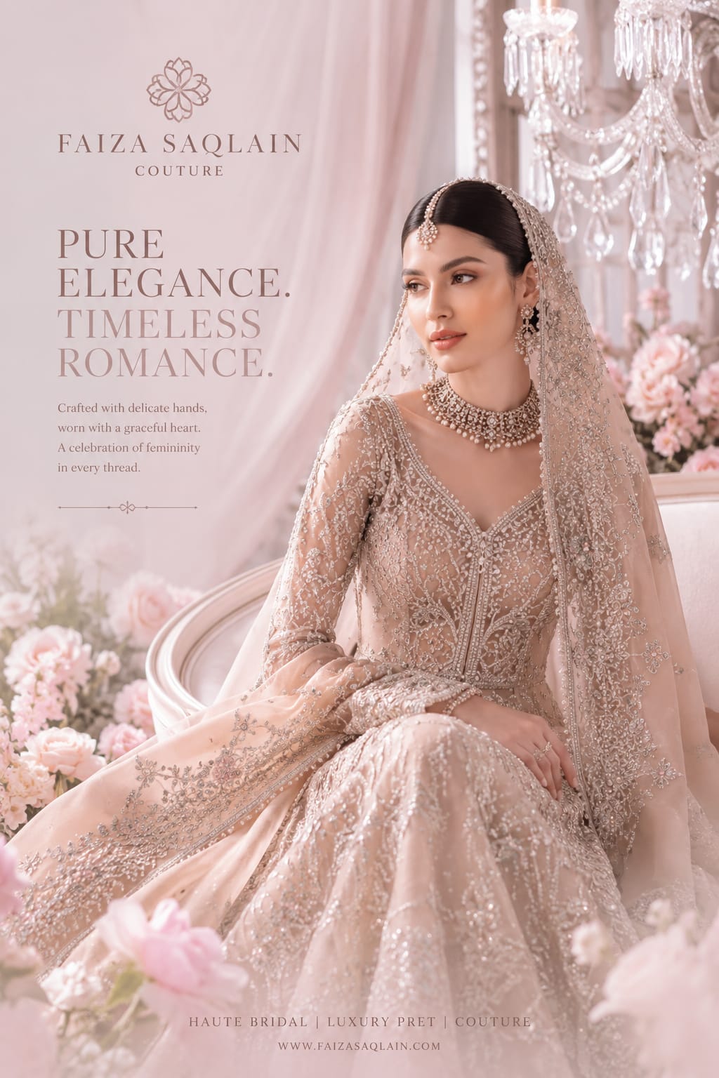 Vogue风奢华高定婚纱大片 / Luxury Couture Bridal Editorial Prompt，人像与摄影，人像、电影感、时尚，案例输出图 2