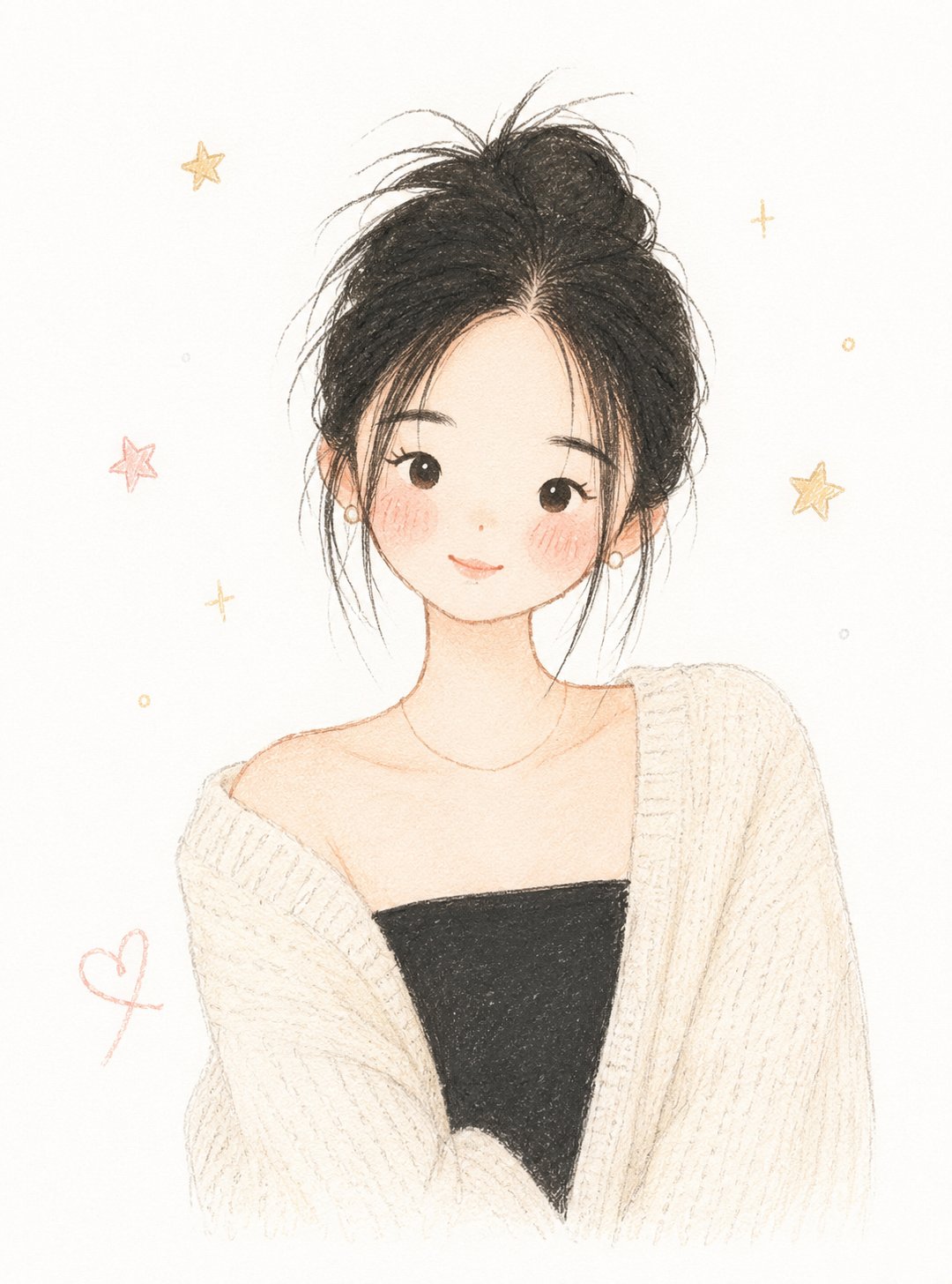北欧治愈系极简手绘童话插画 / Minimalist Scandinavian Fairy Tale Children Illustration，角色设计，电影感、插画、角色，案例输出图 2