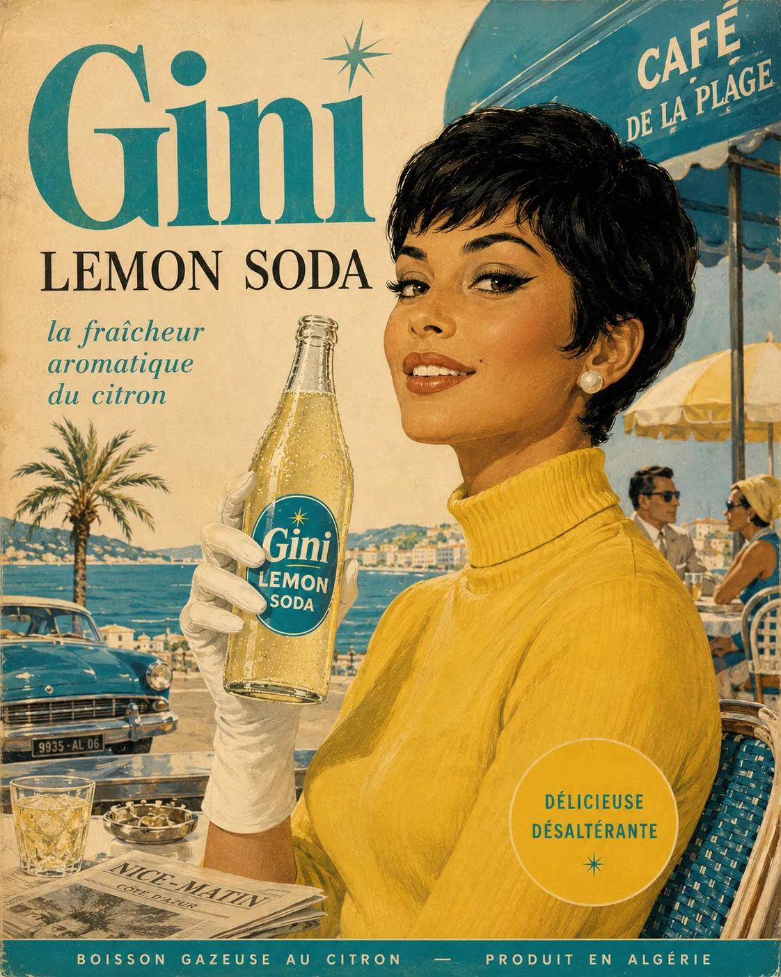 60年代美式复古广告海报 / Authentic 1960s American Advertising Poster，人像与摄影，人像、电影感、海报，案例输出图 1