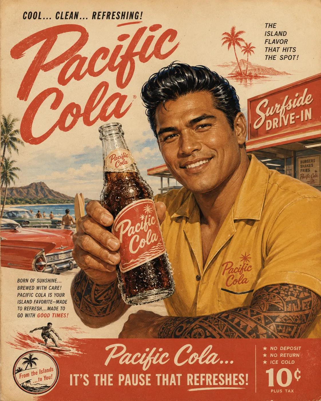 60年代美式复古广告海报 / Authentic 1960s American Advertising Poster，人像与摄影，人像、电影感、海报，案例输出图 2