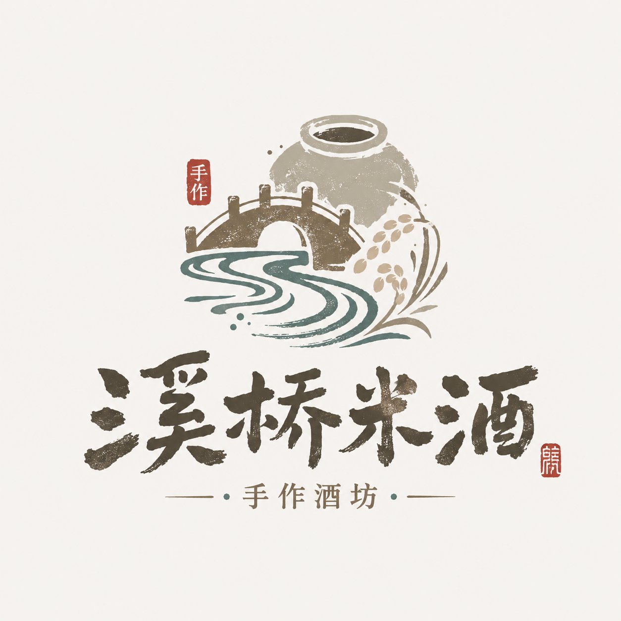风土手作图文Logo设计指南 / Local Craft Illustrated Wordmark Logo Prompt，角色设计，人像、海报、插画，案例输出图 2