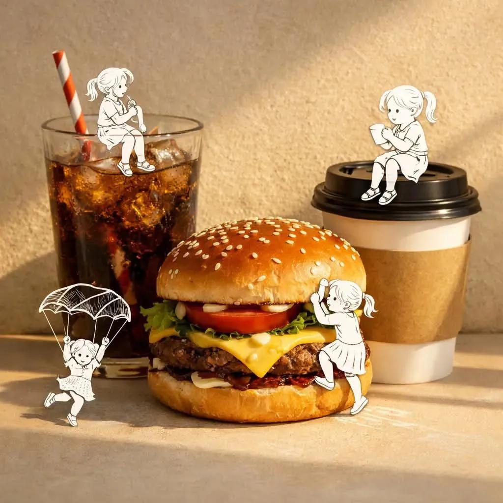 极简产品手绘涂鸦场景 / Minimalist Product Doodle Photo，角色设计，插画、角色、极简，案例输出图 2