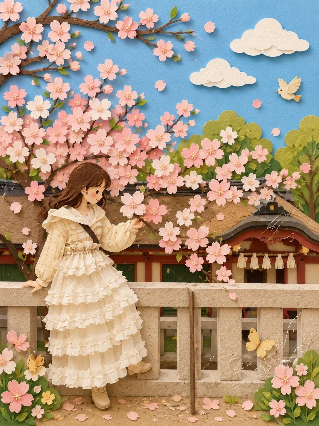 纸艺风格可爱图像重构 / Paper Craft Style Recreation，海报与插画，海报、插画、海报与插画，案例输出图 2