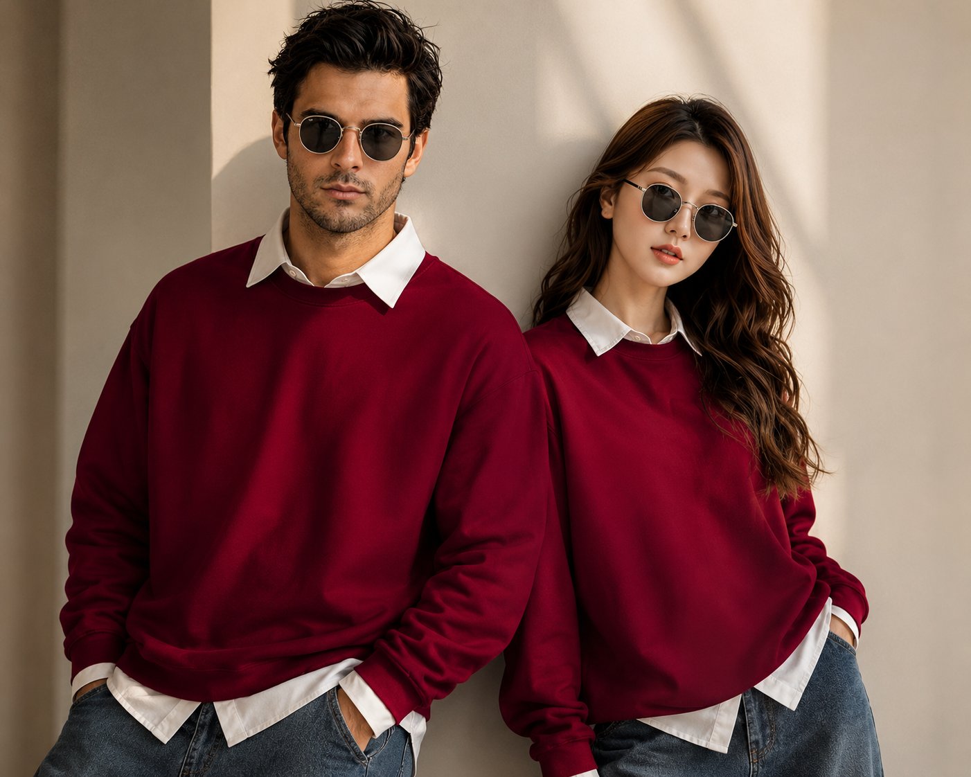 高端时尚街头情侣大片 / Luxury Streetwear Couple Editorial,人像与摄影,人像、电影感、时尚,案例输出图 1