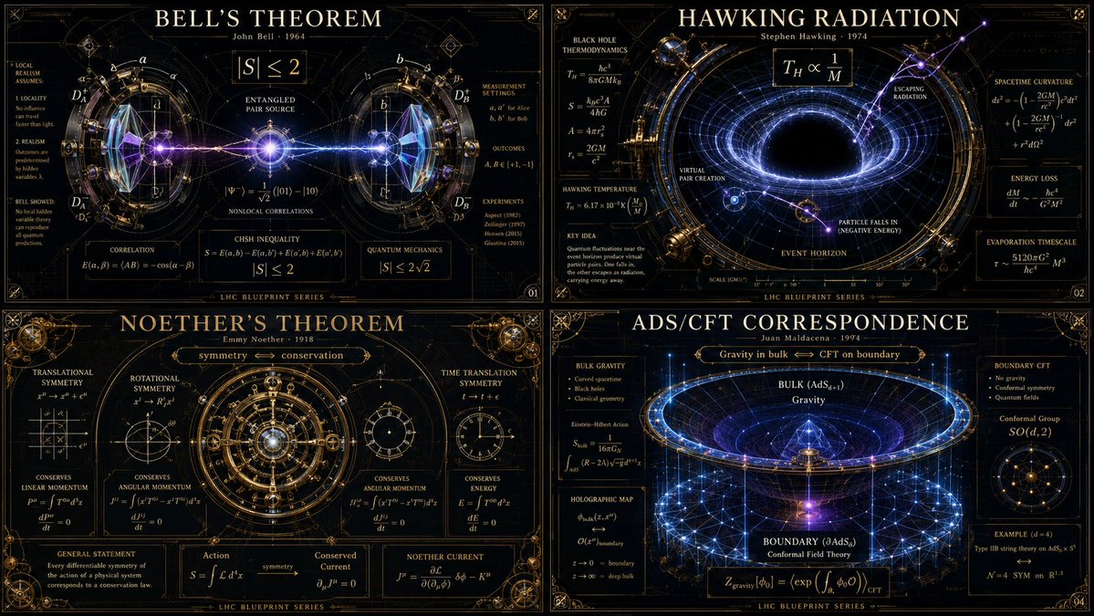 物理定律高级信息图生成提示词 / Advanced Physics Infographic Prompt，人像与摄影，人像、海报、排版，案例输出图 1