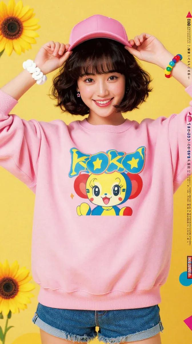 日系原宿风可爱少女时尚摄影 / Kawaii Harajuku Japanese Fashion Photoshoot，角色设计，时尚、角色、二次元，案例输出图 2