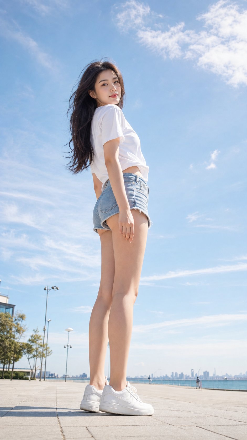户外时尚杂志风超写实中国女性摄影 / Outdoor Fashion Magazine Photorealistic Chinese Female Model，角色设计，时尚、海报、插画，案例输出图 2