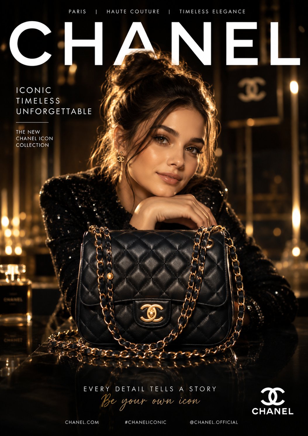 极奢时尚大片欧洲高级时装海报 / Ultra Premium Luxury Fashion Campaign Poster，人像与摄影，人像、电影感、时尚，案例输出图 2