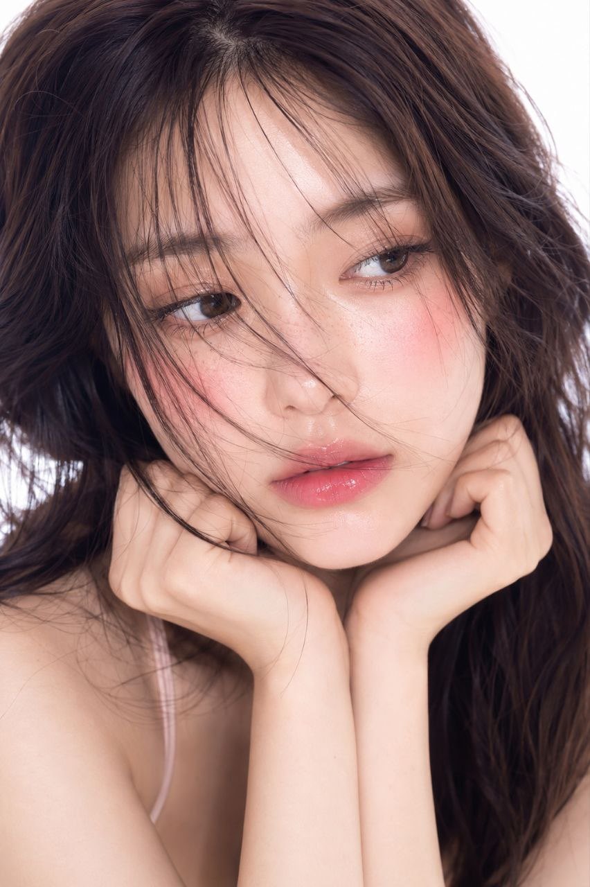 韩国年轻女子超写实电影感美容人像 / Ultra Realistic Korean Woman Beauty Portrait Skincare Aesthetic,人像与摄影,人像、电影感、时尚,案例输出图 1