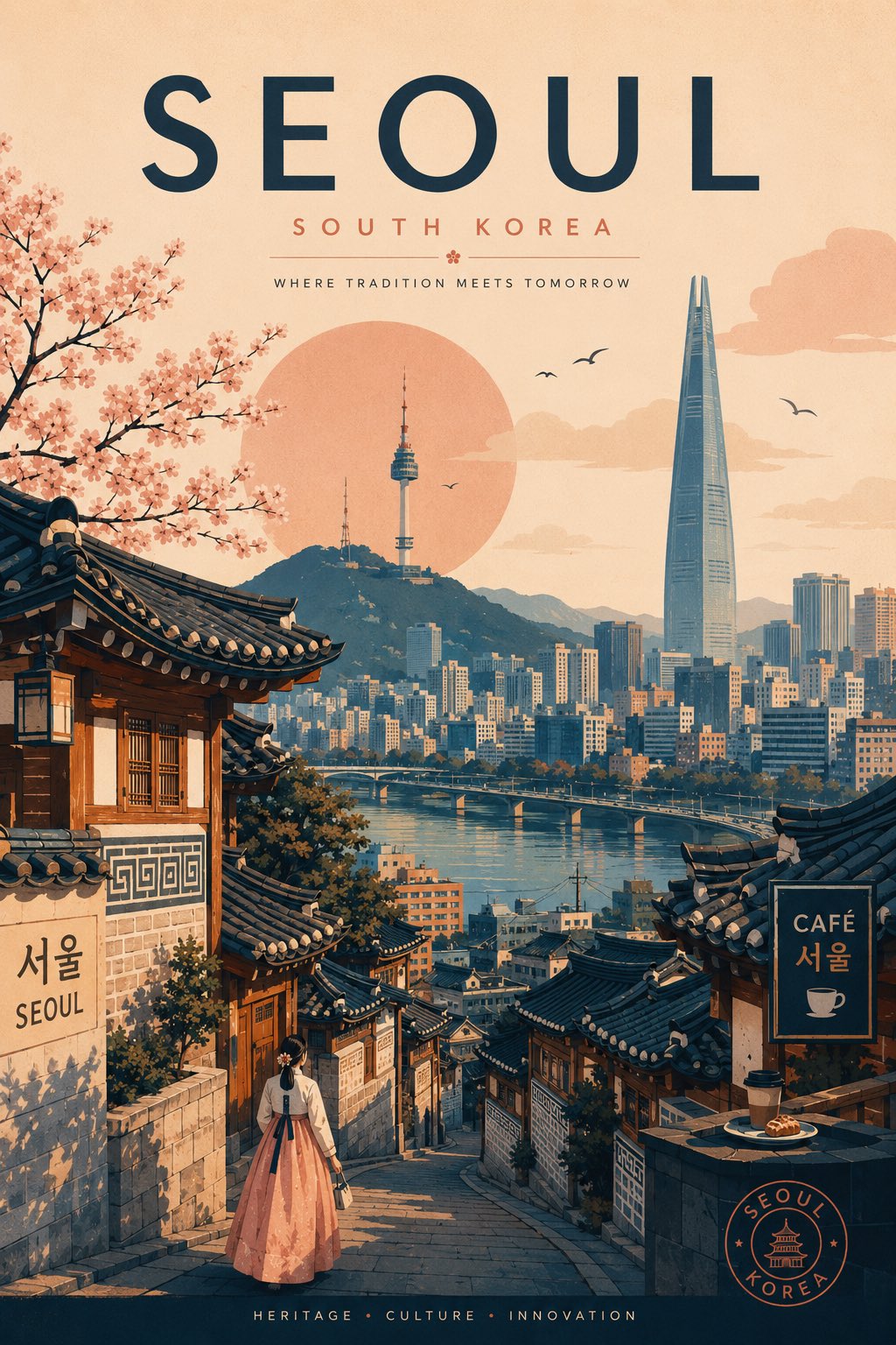 Wild Fever Studio风格现代旅行海报 / Modern Ai Travel Poster Wild Fever Studio，人像与摄影，人像、电影感、时尚，案例输出图 2