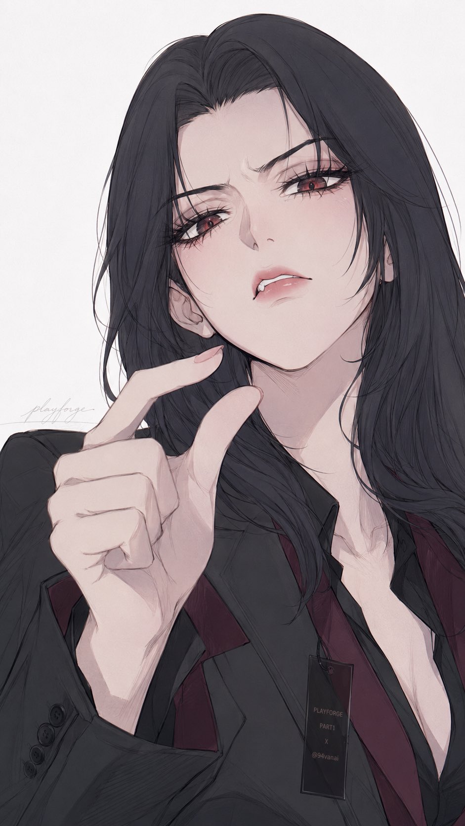 厌恶不屑表情年轻女性特写肖像 / Close Up Portrait Young Woman Disdainful Tsk Expression，人像与摄影，人像、电影感、人像与摄影，案例输出图 2