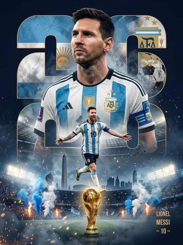 阿根廷国家足球队数字宣传海报 / Argentina National Soccer Team Digital Promo Poster,人像与摄影,人像、海报、城市视觉,案例输出图 1