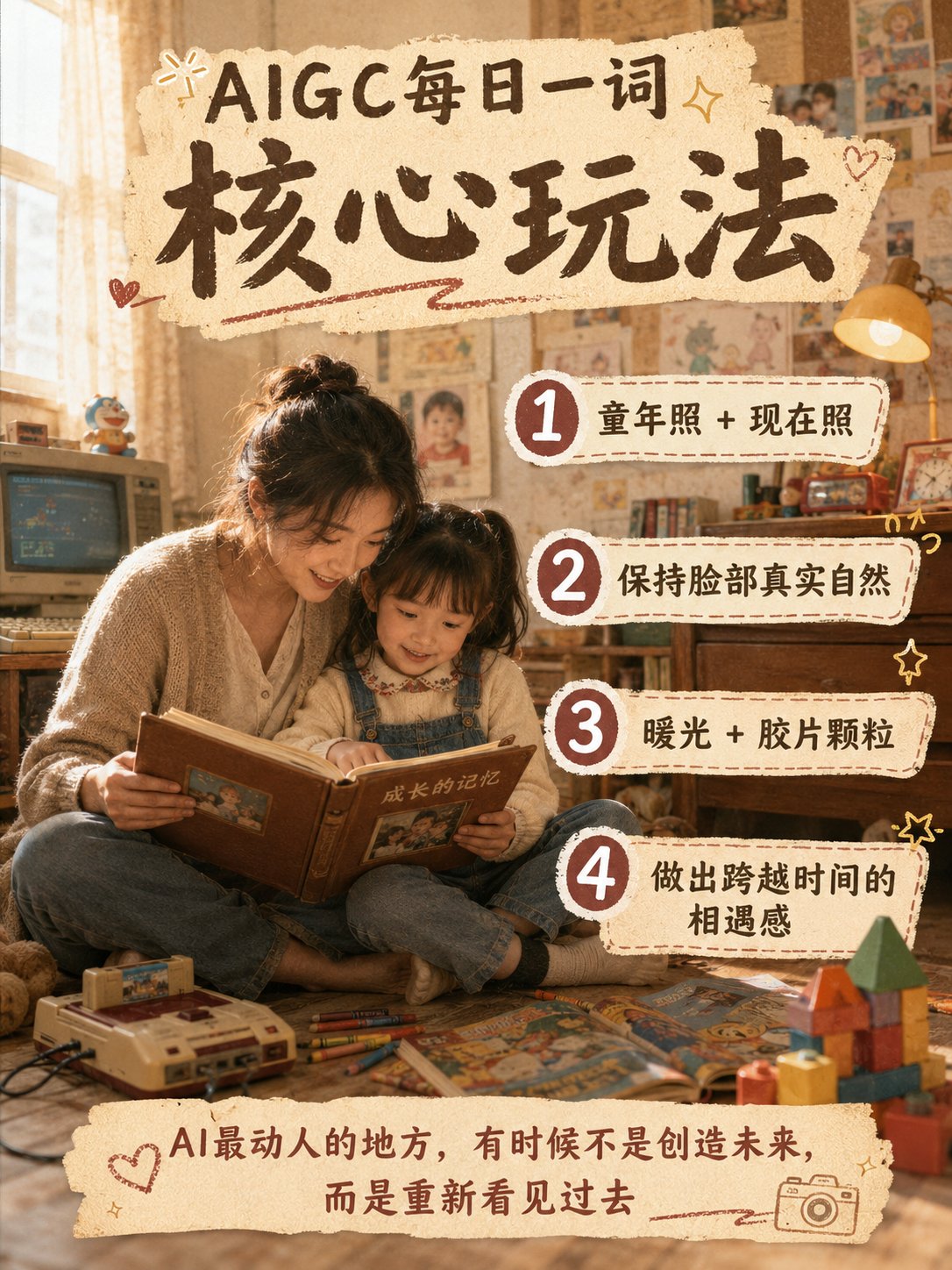 跨越时空的童年与成年真实合影 / Childhood And Present Self Reunion Photo，人像与摄影，35mm、人像、人像与摄影，案例输出图 2