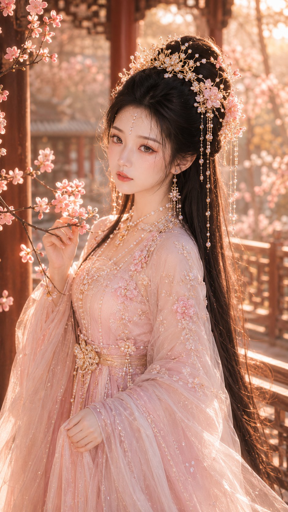 唐风仙侠白衣少女回眸写真 / Tang Style Xianxia White Robe Female Portrait，角色设计，人像、海报、角色，案例输出图 2