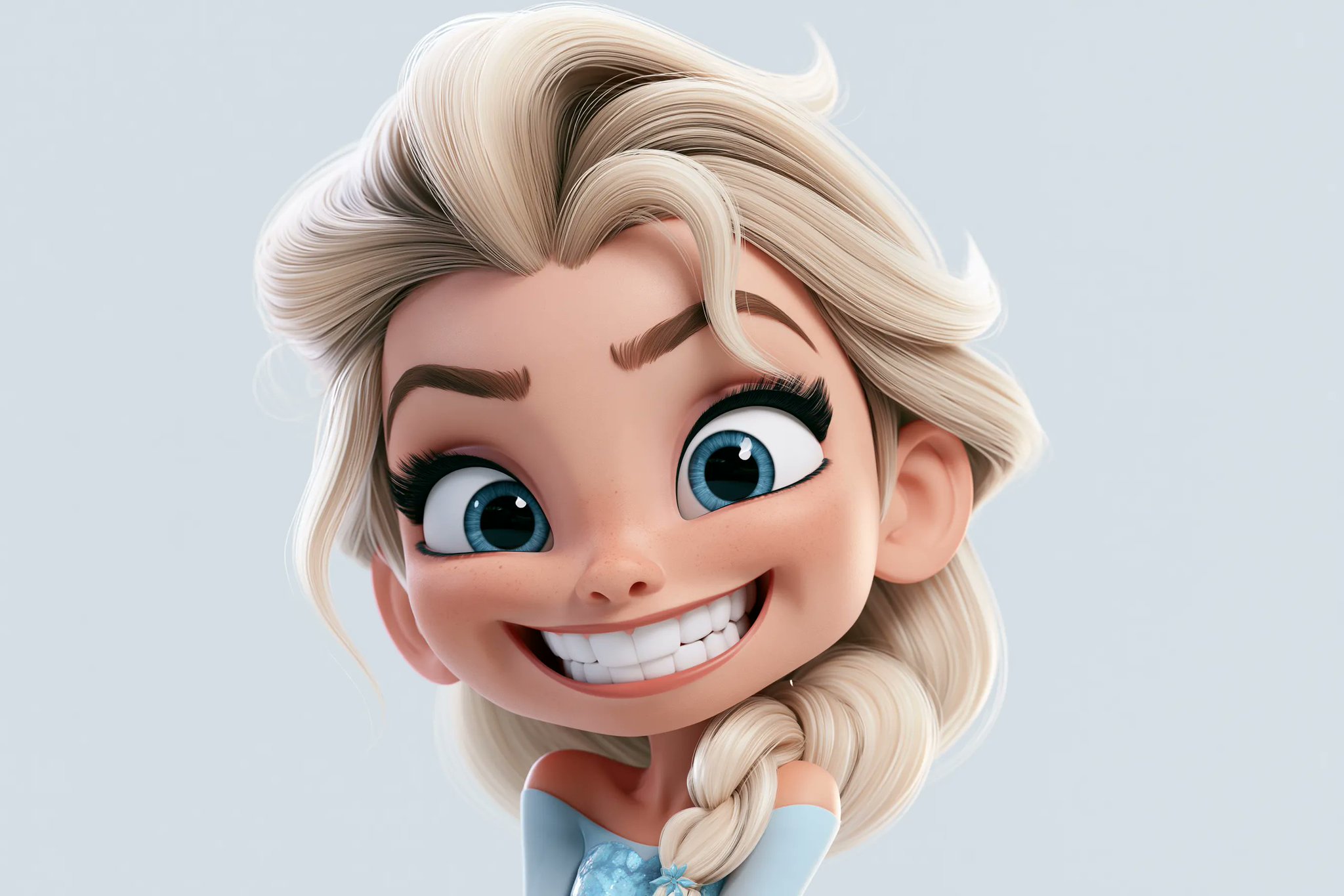 高度风格化3D夸张角色漫画 / Stylized 3d Caricature Character Prompt，角色设计，角色、极简、角色设计，案例输出图 1